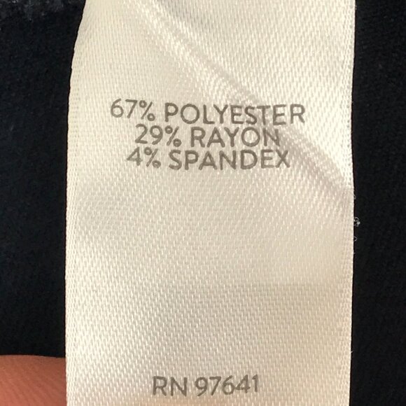 J. Jill Straight Leg Dress Pants Women's Plus Size 22 Navy Blue Stretch Career - Picture 10 of 12